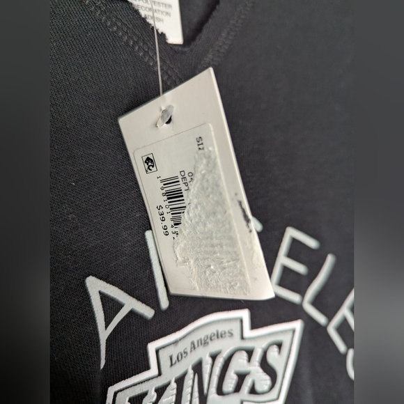 NWT Los Angeles Kings NHL Women's Hooded Sweatshirt Size L - Picture 3 of 7